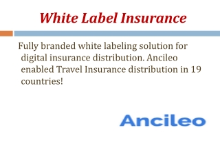White Label Insurance