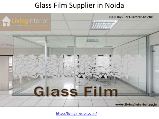 Glass Film Supplier in Noida