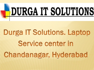 Sony Laptop service center in Chandanagar, Hyderabad