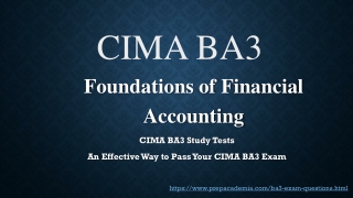 CIMA BA3 Exam Questions