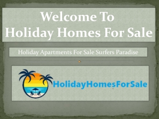 Holiday Apartments For Sale Surfers Paradise