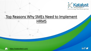 Top Reasons Why SMEs Need to Implement HRMS