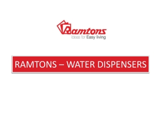 Water Dispensers Online - Ramtons