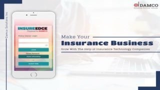 Make Your Insurance Business Grow With The Help of Insurance Technology Companies