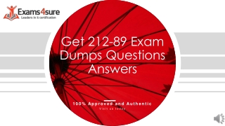 212-89 Exam Dumps