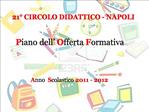 21 CIRCOLO DIDATTICO - NAPOLI