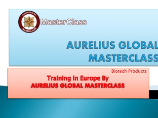 Biotech Products Training in Europe