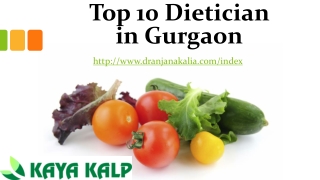 Top 10 Dietician in Gurgaon-Dr Anjana Kalia