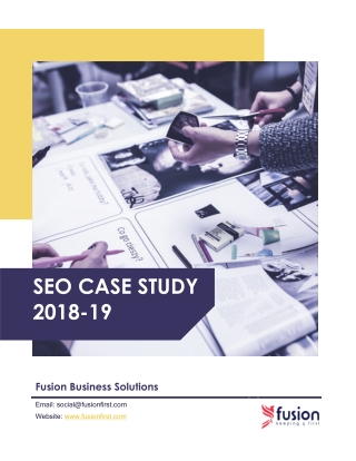 SEO Case Study | Fusion Business Solution