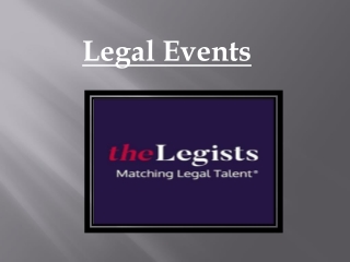 Legal Events