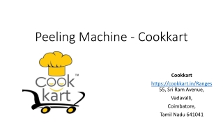 buy peeling machine at cookkart