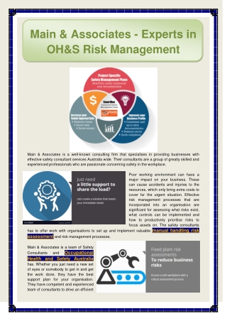 Occupational Health And Safety Australia