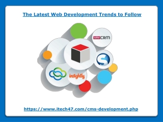The Latest Web Development Trends to Follow