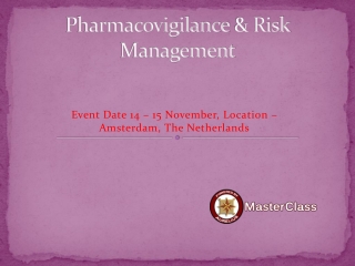 pharmacovigilance training