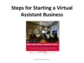 Steps for Starting a Virtual Assistant Business