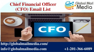 Chief Financial Officer (CFO) Email List