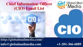 Chief Information Officer (CIO) Email List