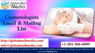 Cosmetologists Email & Mailing List