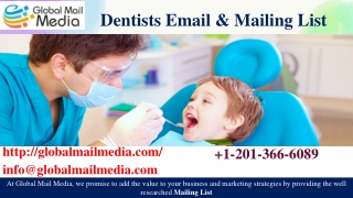 Dentists Email & Mailing List