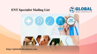 ENT Specialist Mailing List