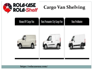 Cargo Van Shelving Storage