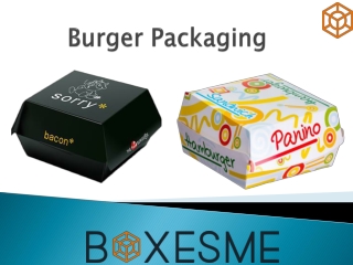 Burger Packaging is a stylish printed cardboard