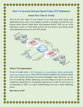 How To Increase Internet Speed Using TCP Optimizer| Some Free Tips & Tricks