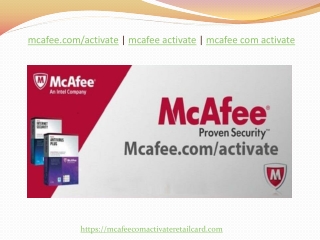 mcafee com activate