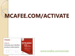 McAfee.com/Activate - McAfee Activate | McAfee com Activate