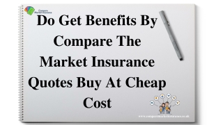 Get Compare The Market Insurance Quotes To Buy Cheap Cost