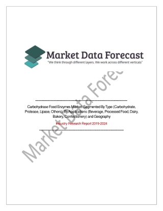 Carbohydrase Food Enzymes Market Trends in USA