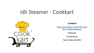 buy idli steamer at cookkart