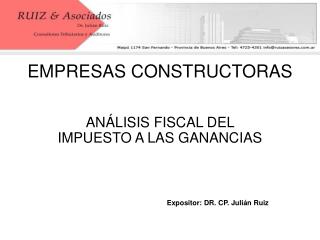 EMPRESAS CONSTRUCTORAS