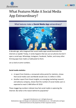 What Features Make A Social Media App Extraordinary?