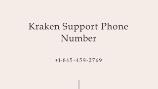 Kraken Support 1【(845)-459-2769】Phone Number
