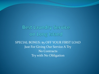 Welcome to Long Island Laundry Service