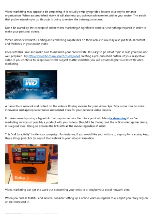 Before Beginning Filmin, try Some Marketing With Video Tipsg