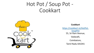 buy Hot pot at Cookkart