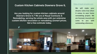 Custom Kitchen Cabinets Downers Grove IL