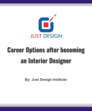 Career Options after becoming an Interior Designer