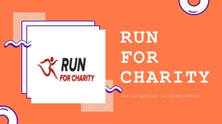 Run For Charity - Register For Upcoming Events