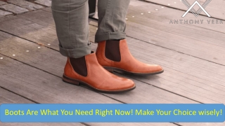 Buy Leather Boots online | Anthony Veer