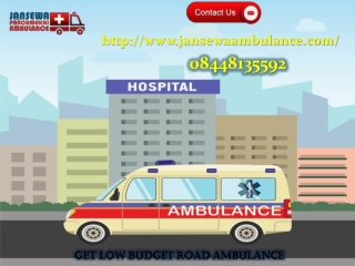 Utilize Ground Ambulance Service in Ranchi and Patna with ICU Specialist