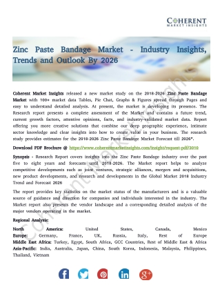 Zinc Paste Bandage Market - Industry Insights, Trends and Outlook By 2026