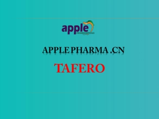 购买 Tafero 25毫克 | 价格 Tafero 25毫克 药 - applepharma.cn