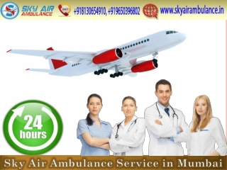 Reliable Air Ambulance in Mumbai with Unique Medical Care
