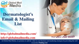 Dermatologist’s Email & Mailing List