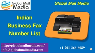 Indian Business Fax Number List