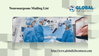 Neurosurgeons Mailing List