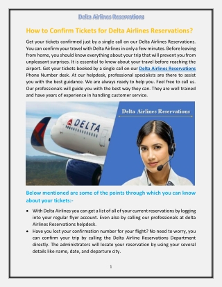 Get Best Discount at Delta Airlines Reservations